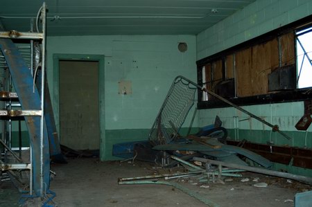 Vista Drive-In Theatre - Inside Projection Booth - Photo From Water Winter Wonderland